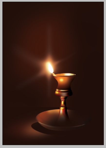 Creation of traditional Lamp: Step 15